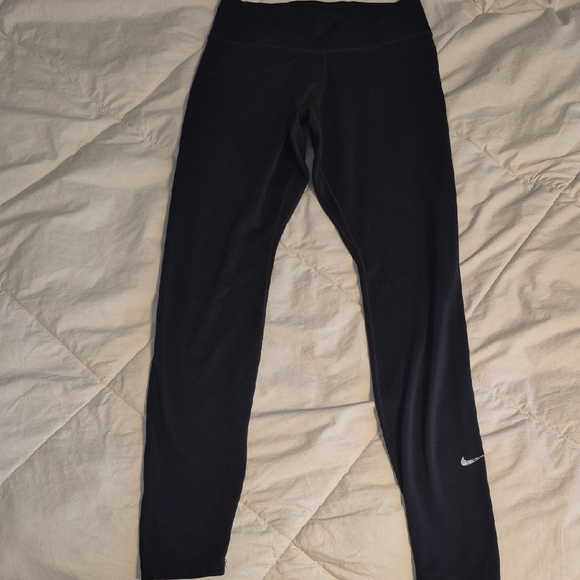 Nike Pants - Nike Black Leggings with White Logo